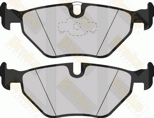 Brake Engineering PA1123 - Brake Pad Set, disc brake autospares.lv