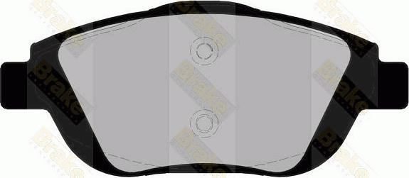 Brake Engineering PA1855 - Brake Pad Set, disc brake autospares.lv