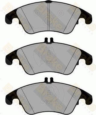 Brake Engineering PA1803 - Brake Pad Set, disc brake autospares.lv