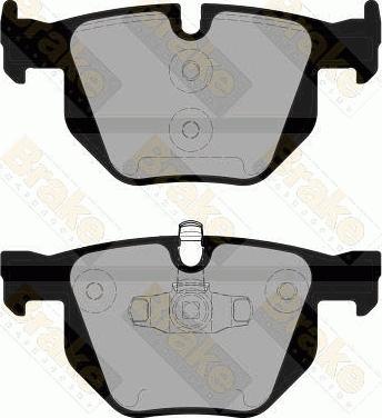 Brake Engineering PA1830 - Brake Pad Set, disc brake autospares.lv