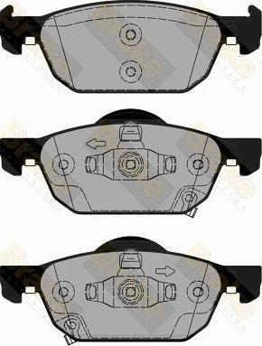 Brake Engineering PA1825 - Brake Pad Set, disc brake autospares.lv