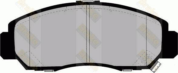 Brake Engineering PA1346 - Brake Pad Set, disc brake autospares.lv