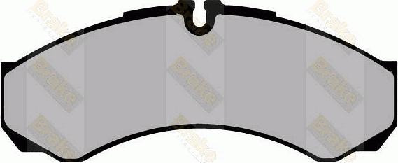 Brake Engineering PA1312 - Brake Pad Set, disc brake autospares.lv