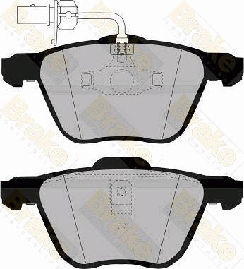 Brake Engineering PA1339 - Brake Pad Set, disc brake autospares.lv