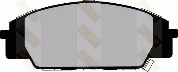 Brake Engineering PA1321 - Brake Pad Set, disc brake autospares.lv