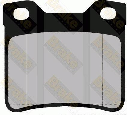 Brake Engineering PA1295 - Brake Pad Set, disc brake autospares.lv