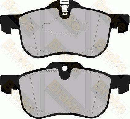 Brake Engineering PA1245 - Brake Pad Set, disc brake autospares.lv