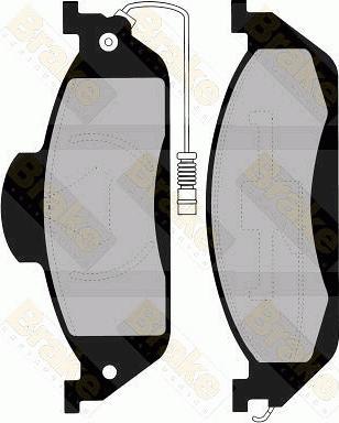 Ruville D76076280 - Brake Pad Set, disc brake autospares.lv