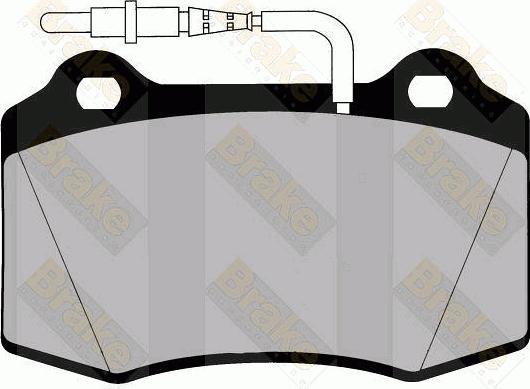 HITEC H 953 - Brake Pad Set, disc brake autospares.lv