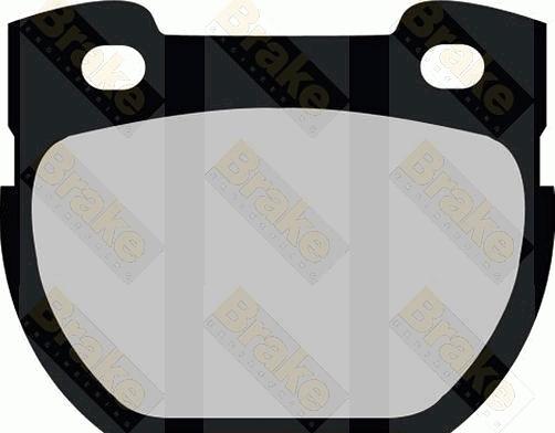 Brake Engineering PA1261 - Brake Pad Set, disc brake autospares.lv