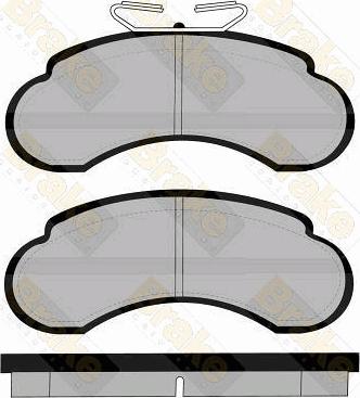 DACO Germany 323320 - Brake Pad Set, disc brake autospares.lv