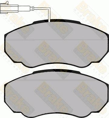 Brake Engineering PA1285 - Brake Pad Set, disc brake autospares.lv