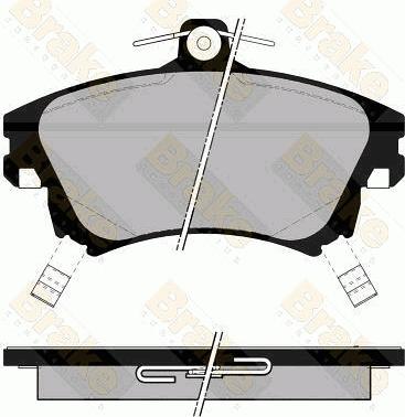 OEMparts D837 - Brake Pad Set, disc brake autospares.lv