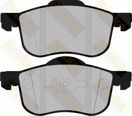 Brake Engineering PA1270 - Brake Pad Set, disc brake autospares.lv