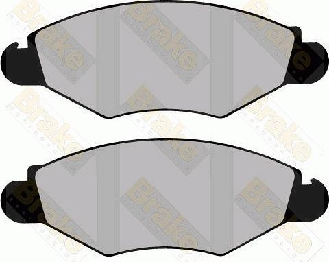 Brake Engineering PA1278 - Brake Pad Set, disc brake autospares.lv