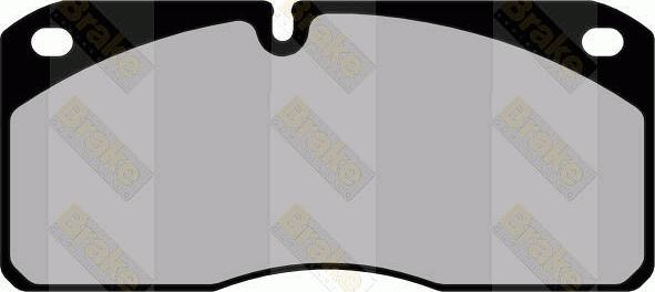 Brake Engineering PA1740 - Brake Pad Set, disc brake autospares.lv