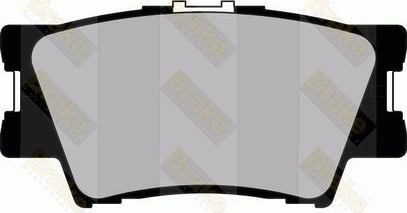 Brake Engineering PA1748 - Brake Pad Set, disc brake autospares.lv