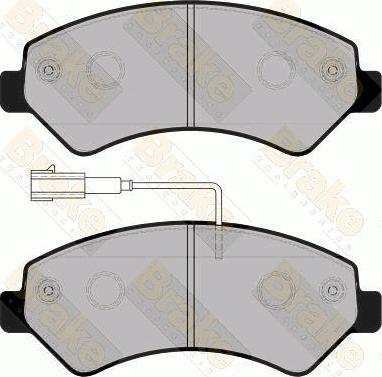 Contitech 13046048112 - Brake Pad Set, disc brake autospares.lv