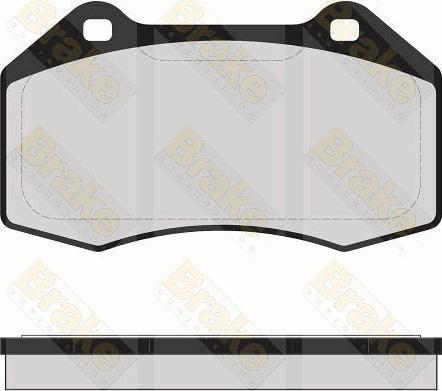 Brake Engineering PA1705 - Brake Pad Set, disc brake autospares.lv