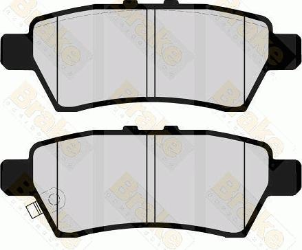 Brake Engineering PA1714 - Brake Pad Set, disc brake autospares.lv