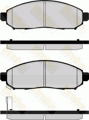 Roulunds Rubber 846181 - Brake Pad Set, disc brake autospares.lv