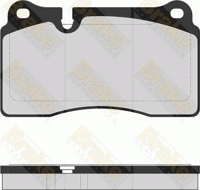 TRUPART DP41527RS - Brake Pad Set, disc brake autospares.lv