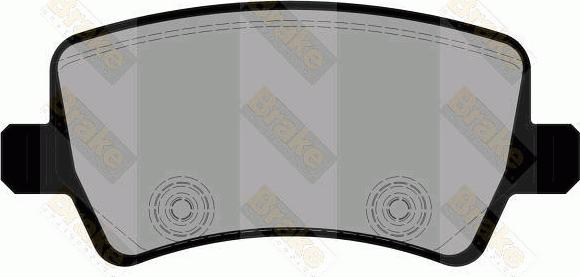 Brake Engineering PA1784 - Brake Pad Set, disc brake autospares.lv