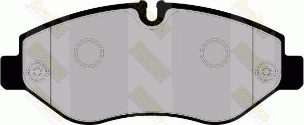 Brake Engineering PA1786 - Brake Pad Set, disc brake autospares.lv