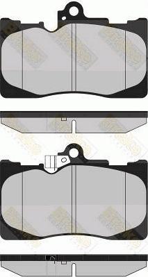 Brake Engineering PA1723 - Brake Pad Set, disc brake autospares.lv