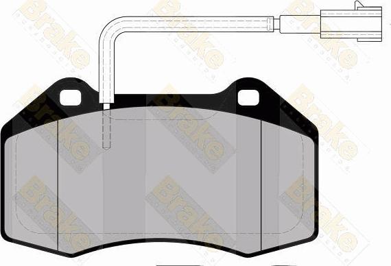 Brake Engineering PA1774 - Brake Pad Set, disc brake autospares.lv