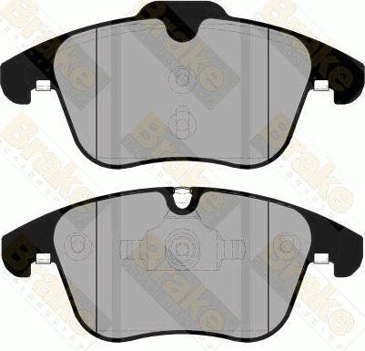 Brake Engineering PA1773 - Brake Pad Set, disc brake autospares.lv