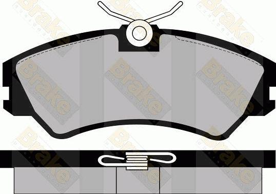 Brake Engineering PA863 - Brake Pad Set, disc brake autospares.lv