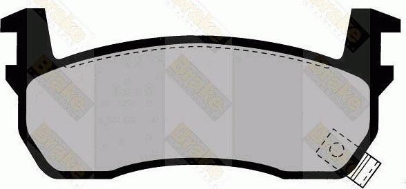 Brake Engineering PA806 - Brake Pad Set, disc brake autospares.lv