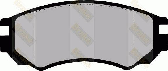 Brake Engineering PA800 - Brake Pad Set, disc brake autospares.lv