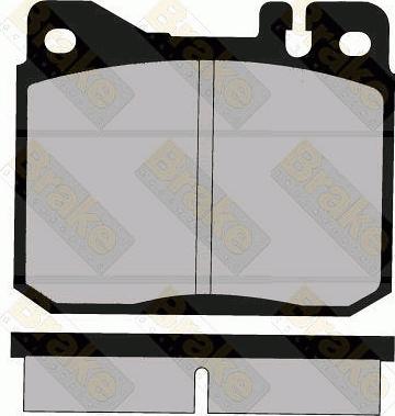 Brake Engineering PA323 - Brake Pad Set, disc brake autospares.lv