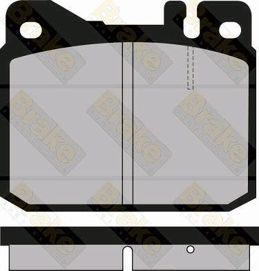 Brake Engineering PA379 - Brake Pad Set, disc brake autospares.lv