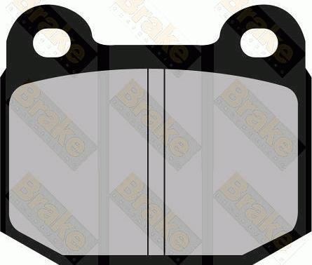 Brake Engineering PA251 - Brake Pad Set, disc brake autospares.lv