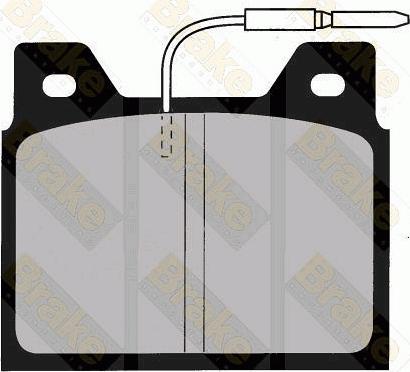 Brake Engineering PA261 - Brake Pad Set, disc brake autospares.lv