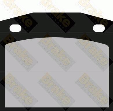 Brake Engineering PA268 - Brake Pad Set, disc brake autospares.lv