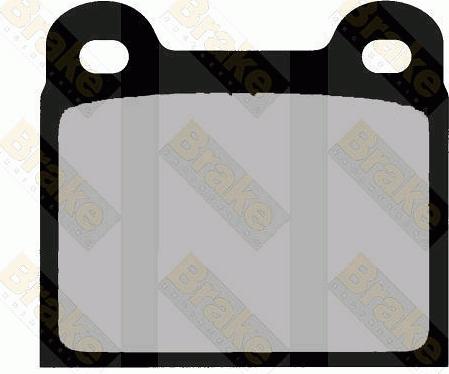 Brake Engineering PA204 - Brake Pad Set, disc brake autospares.lv