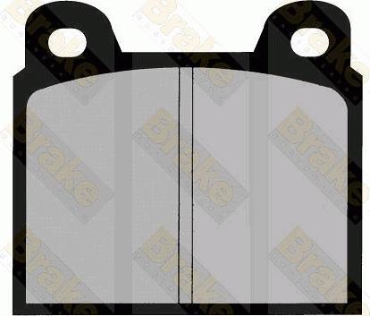 Brake Engineering PA205 - Brake Pad Set, disc brake autospares.lv