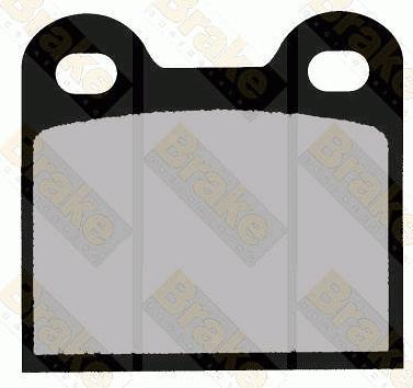 Brake Engineering PA206 - Brake Pad Set, disc brake autospares.lv