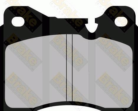 Brake Engineering PA284 - Brake Pad Set, disc brake autospares.lv