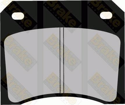 Brake Engineering PA273 - Brake Pad Set, disc brake autospares.lv