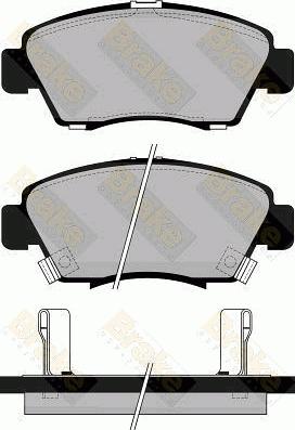 BENDIX 572340 - Brake Pad Set, disc brake autospares.lv