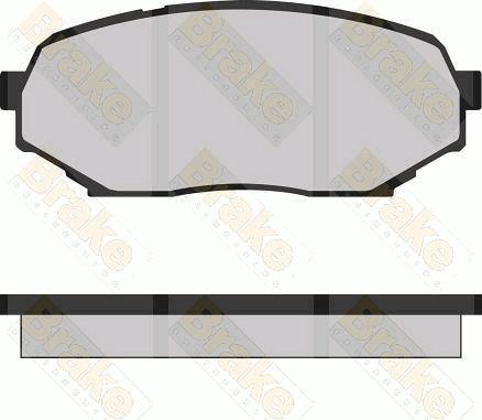 Brake Engineering PA763 - Brake Pad Set, disc brake autospares.lv