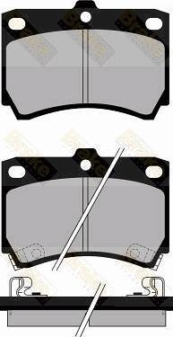 Valeo 597447 - Brake Pad Set, disc brake autospares.lv