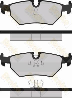 Brake Engineering PA707 - Brake Pad Set, disc brake autospares.lv