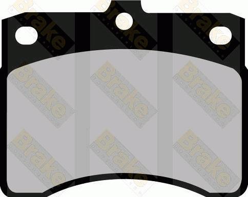 Brake Engineering PA724 - Brake Pad Set, disc brake autospares.lv
