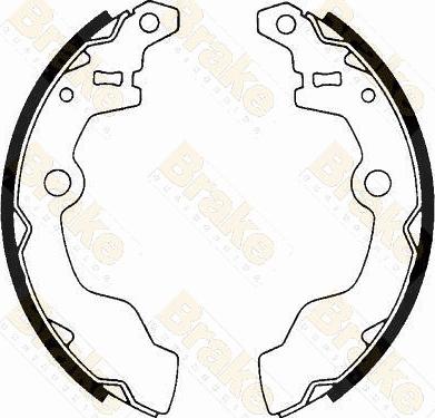 Brake Engineering SH1605 - Brake Shoe Set autospares.lv